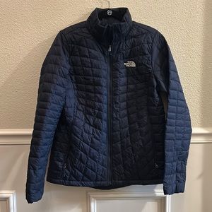 North Face Navy Blue Puffer Jacket